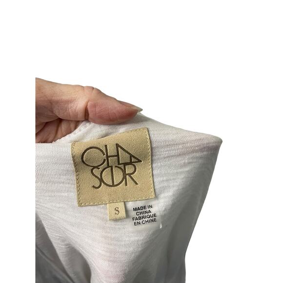 NWT Women's Chaser white long sleeve wide neck top - Smalll - Picture 5 of 5